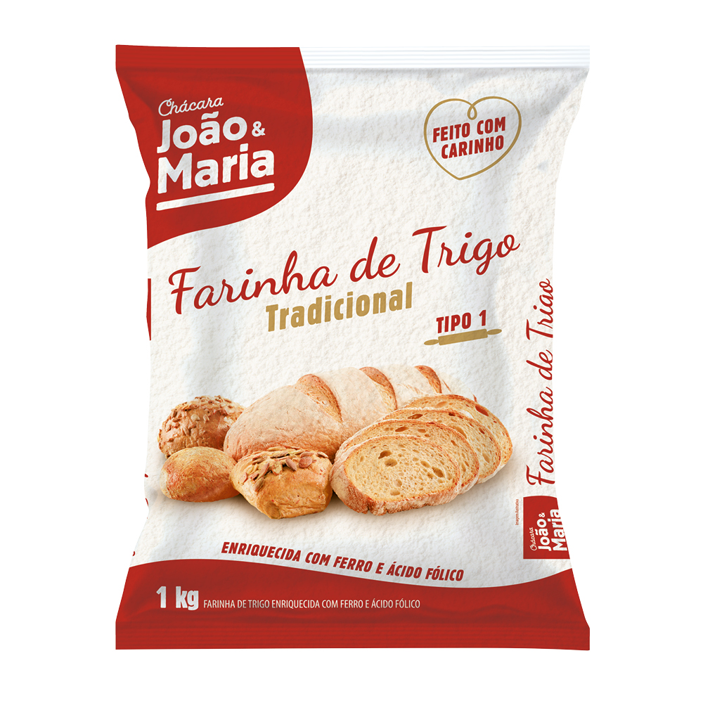 Farinha de Trigo 1Kg Embalagem Plástica