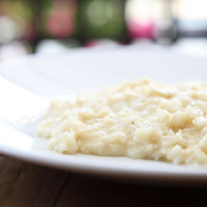 Arroz com Queijo Parmesão