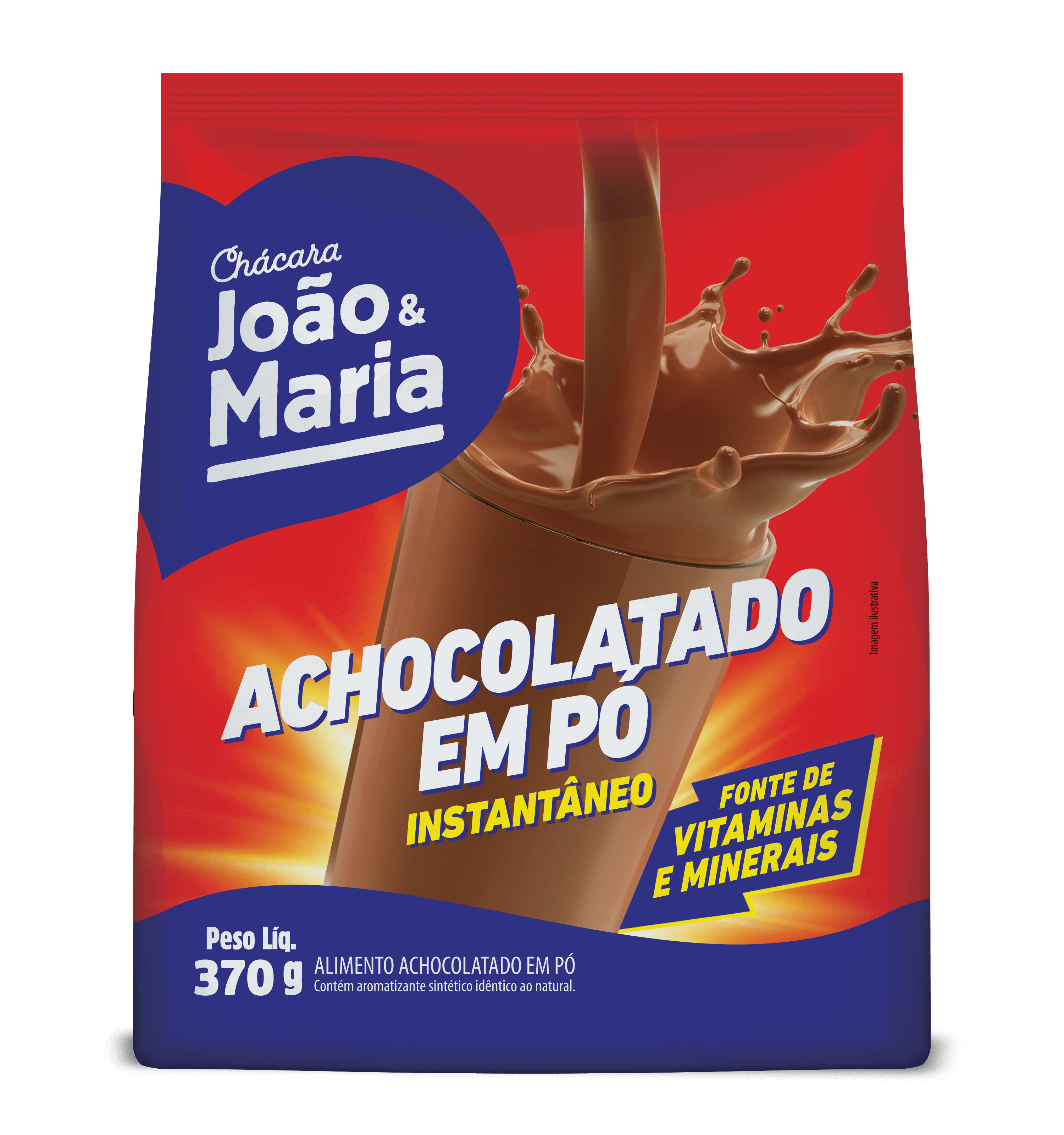 Achocolatado em Pó Chácara João e Maria 370g