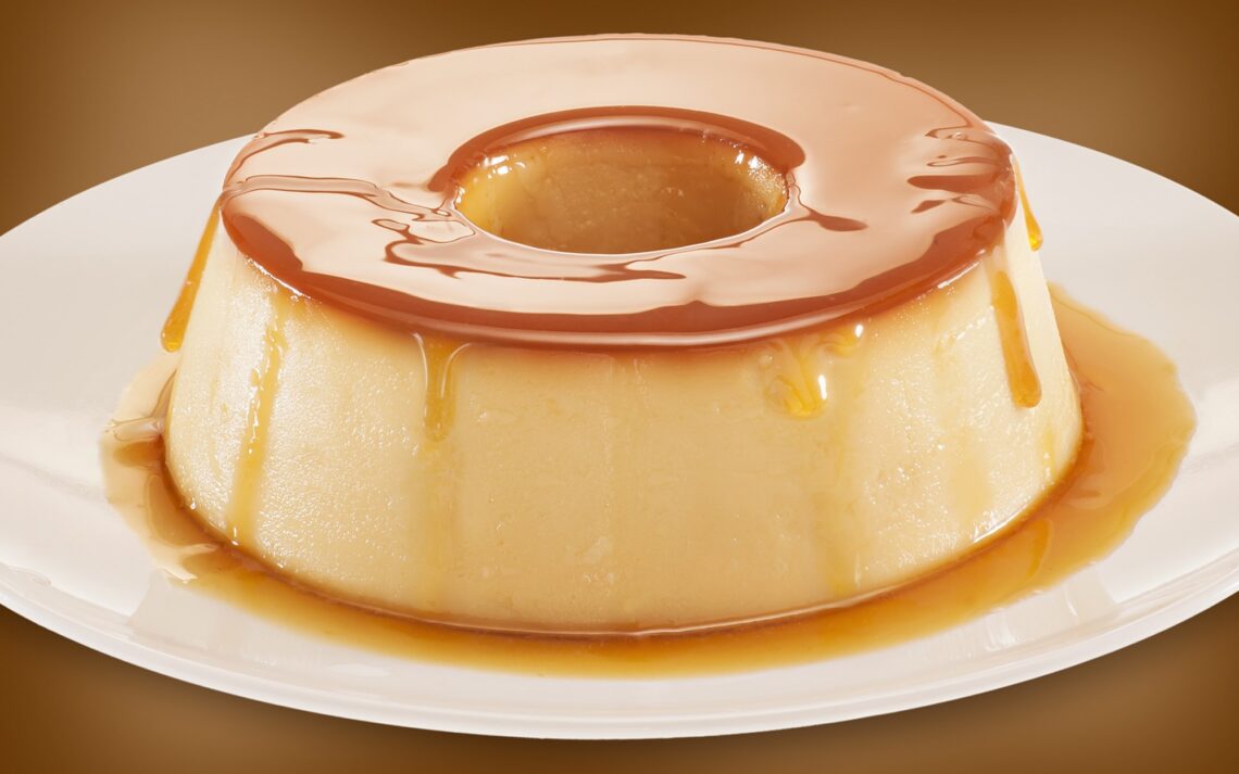 Pudim de micro-ondas com Creme de Leite